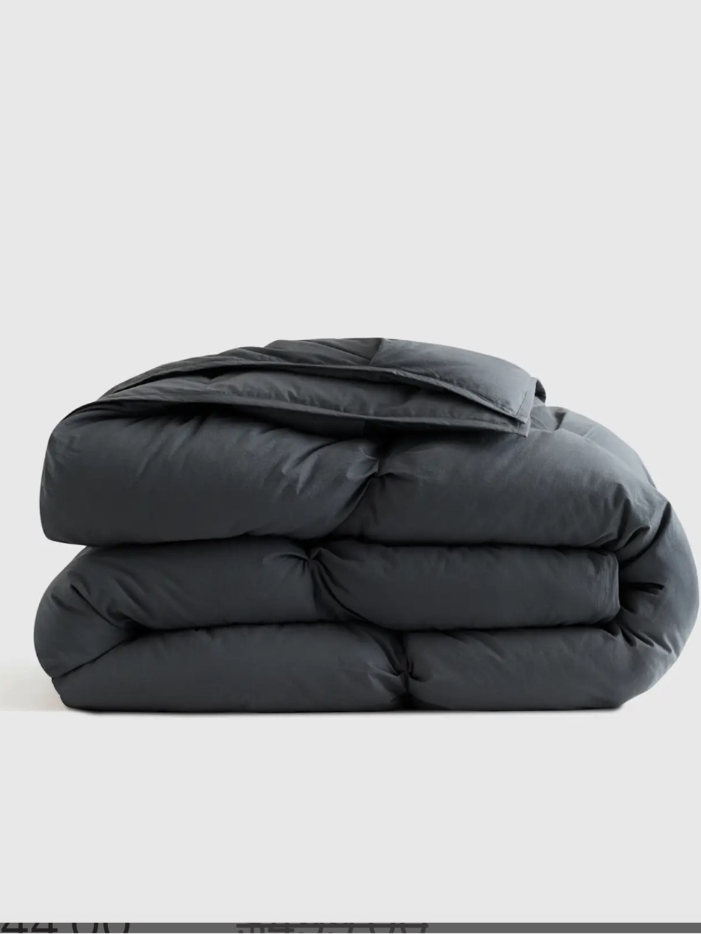 QUINCE Cotton Pintuck Comforter Nightfall King/Cal King - NWOT